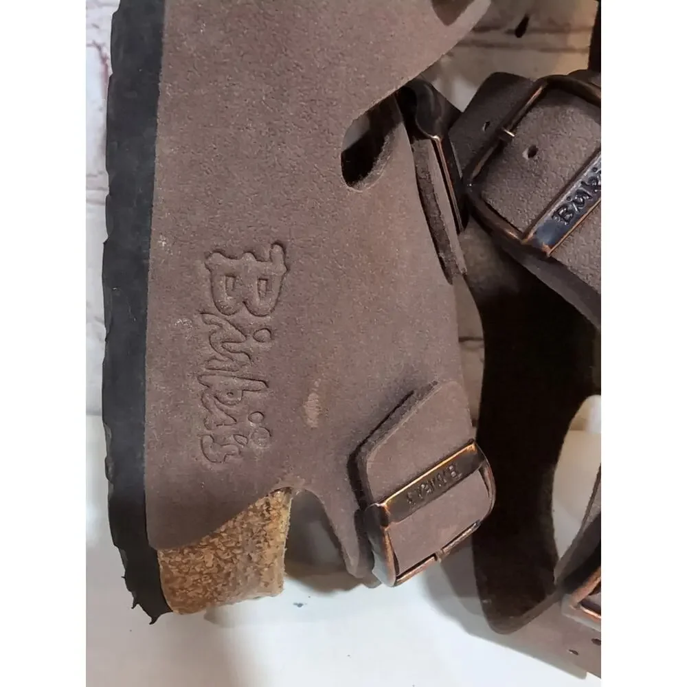 Birkenstock Birki's Canberra / Ellice Backstrap Women’s US Size 10 EU 41 Mocha